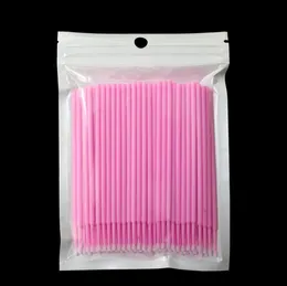 Całe torby o 100 wacikach wymazywania rzęs usuwające bawełniane wymazy wielofunkcyjne czyszczenie miękkie włosy bawełniane wymazy6551005