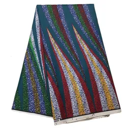 Tessuto Kalume African Tulle Lace Fabrics 6 yards Nigerian Gild Jacquard Brocade Lace di alta qualità per panno per matrimoni da festa F2623 230410