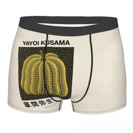 Underpants Custom männliche Neuheit Yayoi Kusama Pumkin Forever Unterwäsche Abstrakte Kunstboxer -Slips Soft Shorts Höschen