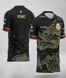 2020 LOL G2 Esports Jersey S10 Esports Custom ID футболка для мужчин Tees Настраиваемые женские рубашки косплей костюмы 4376524