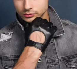 Men039s oryginalne skórzane rękawiczki Lokomotywa rękawiczki do jazdy importowane owczesko -krotek dotykowy zimowe czarne rękawiczki 2010219655149