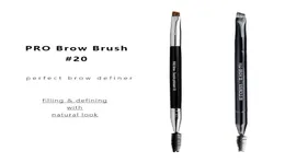 Pro Pro Eye Brow Makeup Pędzel 20 Dualended Eye Liner Brow Definier kosmetyków narzędzia do kosmetyków7619657