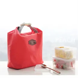 Isolerad lunchväska mode bärbar termisk kylare lunchlåda förvaring lady carry picinic mat tote isoleringspaket 240511