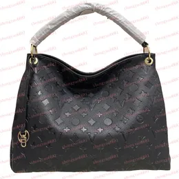 Fashion Shoulder Bags Luxury Designers Bag Bohemian Damier Azur Artsy Embossed Black Flower Women Leather Handbag Lady Clutch Tote Bag Female Coin Purse Wallets