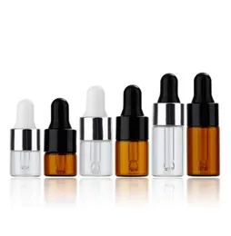 1ml 2ml 3ml 5ml 미니 빈 드롭퍼 병 휴대용 아로마 테라피 estenial 오일 병 유리 아이 드롭 퍼 9392870