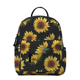 Amazon's New Best-selling Classic Sunflower Women's Backpack High-definition Waterproof Printed Mini Schoolbag