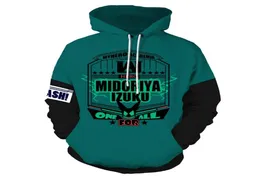 アニメ私のヒーローAcademia Boku Izuku Midoriya Cosplay Hoodie Deku Battle Green Hooded Hoodie Coat Jacket Sweathirt Unisex4446173