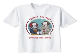 Palyaço Pennywise Tshirt Erkekler Yaz Tişört Boy Baskı Tshirt Men039S Tshirt Anime Hip Hop T Shirt Marka Giyim Beyaz Renk 9448501