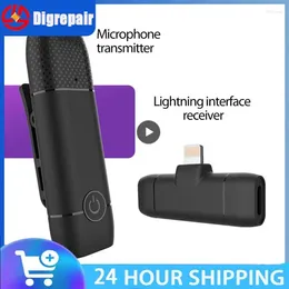 Microphones Mobile Phone Microphone Collar Clip Live Voice Changer Singing Recording Audio Video For Android M10