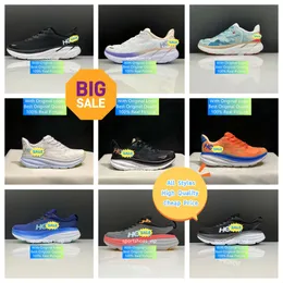 2024 Hokashoes With Original Logo Designer Shoes Bondi 8 Hokaa Shoe Clifton 9 Run Shoe Clifton 8 Men Women Shoes Run Shoe Sneakers Bästa kvalitetstränare EUR36-45