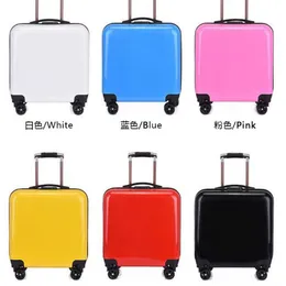 Children's Trolley Case, Primary School Student's Universal Wheel Suitcase, 18-inch Men's And Women's Boarding Case With Printed Logo, Gift