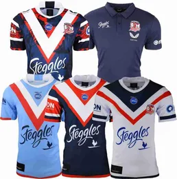 Sydney Roosters 2023 Men039s Replica Away Away Polo Anzac Indigeno Rugby Jersey Shorts Shorts Shirt22282338