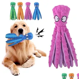 Dog Toys & Chews Handmade P Sound Octopus Shell Puzzle Cat Toy Bite Interactive Teeth Cleaning Chew Pet Supplies Drop Delivery Home Ga Dhhov