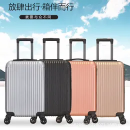 Wholesale 20-inch Student Zipper Suitcase Universal Wheel Password Adult Trolley Case Event Gift Boarding Suitcase