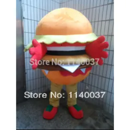 Mascot Hamburger Custom Cartone Mascotte Carnival Fancy Costume 2 Costumi mascotte