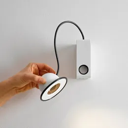 Wandlampe Neuheit magnetisch LED LED LICKELCE SCHWARZEN ROT GRÜNE WEISSE KÖRPE FÜR SCHLAFZEHAME TRAFT Treppe Tropfen