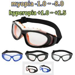 Myopia Hyperopia Prescription Adults Sports Sports Goggles para Óculos de futebol de basquete Anti -impacto Treinamento de fitness Ciclismo Eyewear 240506