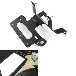 Kit Portatarga WOLWES Per Honda CB125R / CB150R / CB300R 2018-2022 – Tail Tidy In Alluminio Nero, Con Luce Targa