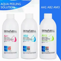 Mikrodermabrasion Aqua -Peeling -Lösung Dermabell 3x400 ml pro Flasche Aqua Gesichtserumhydra für normale Haut