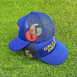 Gallerydept Ball Caps Designer Gallerys Dept Hat Ball Capsamerican Dept Letter Gp Graffiti Mesh Truck Driver High Profile Trendy Baseball Cap Blue Fashion 9812JV2O