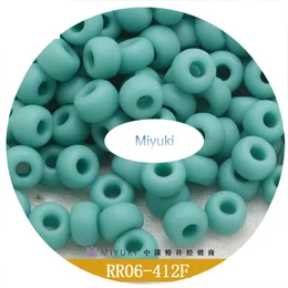 JP (pochodzenie) Miyuki 6/0 okrągłe koraliki 4 mm szklane nasiona koraliki Matowe biżuterię wytwarzają zapasy hurtowe