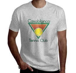 a Tennis Club Gedrukt Katoen Korte Mouwen Mannen Zwarte T-shirt Wit Goedkope Casual9209160