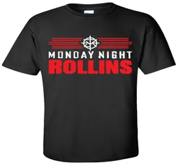 Segunda à noite Rollins Tshirt Wrestling Seth Tir Shirt Summer estilo moda Men t Camisetas TOP TOP THEL COLORES DE COLORES HIGH QUAL4749480
