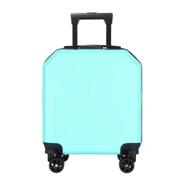 New Style Trimmed Trolley Case Children's Boarding Case Gift Pattern 18-inch Suitcase Cartoon Password Suitcase Log