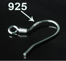 925 Gümüş Küpe Bulguları Balıkswire Hooks Takı DIY kulak teli kancası Küpe için Küpe Yapma Toplu Dökme Lots Zz