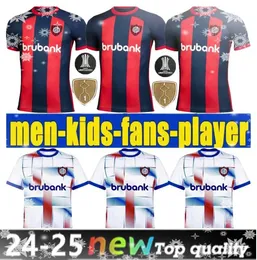 2024 San Lorenzo soccer jerseys Adam Bareiro Cristian Tarragona Ezequiel Cerutti AgustIn Giay Carlos SAnchez EliAn Irala 24 25 HOME AWAY 2025 adult kids kit