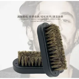 2024 Hot Sale Wholesale Beard Brush 멧돼지 강모 헤어 브러시를위한 멧돼지 강모 브러시