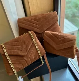 Bolsas de moda de bolsas de alta qualidade designers de moda de luxo de couro de couro fosco de couro fosco cadeia de bolsas de camurça devem cruzar o corpo clássico feminino pulso mm tamanho