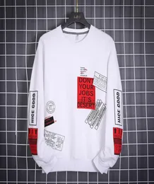 Olome Hip Hop Hoodie Männer Modemarke Outwear 2020 Neues Design Herren Streetwear Hoodies Sweatshirts Harajuku Top White Sweatshirt1498088
