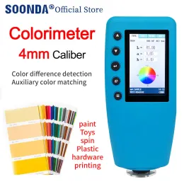 Portable Colorimeter Color Analyzer Digital Precise LAB Color Meter Tester Color Difference Meter TFT Color Display 4mm Caliber