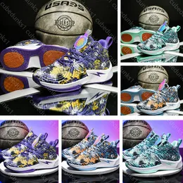 Mandarin Duck Basketball Shoes Designer High Top Basketball Shoes Mens Shoes Student Breathable Cement Ground Sneakers Outdoor Sports Training Shoes 36-45