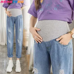 беременные брюки для беременных беременная женщина разорванная беременная одежда для беременных