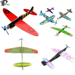 Modle aeronautico da 12 Childrens Flying Polyrerene Models Modelli di plastica Borse per aeroplani Filers Regali magici per feste per bambini S2452022