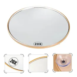 7X 10X 15X 20X Magnifying Makeup Mirror Nail Free Bathroom Suction Cup Cosmetics Mirrors 240509