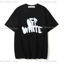 Off White Shirt Mens T Camisetas Moda Luxuris Ofins Camisas de Designer de Roupas Mulheres Campeas Longas Tops Casual Casual Camisa Selta Camisa Tshirts Summer 110