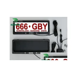 License Plate Frames Australia Car Frame With Remote Control Licence Er Plate191D Drop Delivery Mobiles Motorcycles Exterior Accessor Dh6Lm