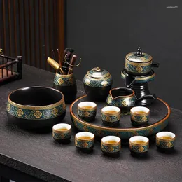 Tee -Sets Gaiwan Luxury Tea Set Advanced Design Festival Japanische Matcha -Nachmittag tragbare Porcelana Chinesa Haushaltswaren
