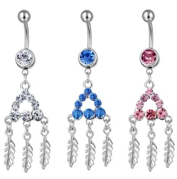 D0740 COLORS BELLY NAVER BUTTON RING01234567895671845