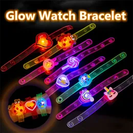 1030pcs Luci a LED Bracciale Creative Bracciale Flash Nuota Regalo giocattoli Light Multicolor per Kid Luminious 240521