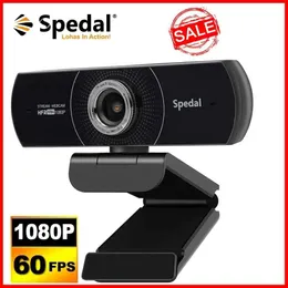 Webcams SPEDAL MF934H 1080P HighDefinition 60FPS Câmera de rede com microfone adequado para laptop de laptop de desktop Câmera de rede de transferência de rede USB Software J24