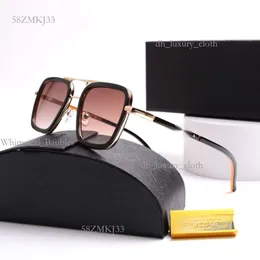Praddas 선글라스 새로운 금속 삼각형 선글라스 남성 여성 디자이너 선글라스 세련되고 캐주얼 Prdada 선글라스 레트로 고급 Fashio 선글라스 241