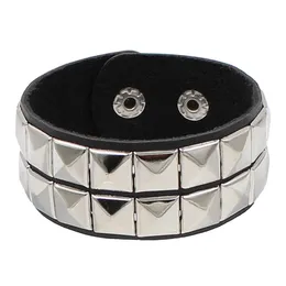 DHgate.com:Vintage Leather Punk Wristband: Unisex Gothic