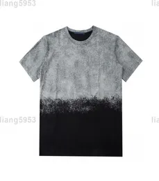 2022SS New Men Shirt Frühling und Sommer Neue Hoodies hochgradig Baumwolldruck kurzärmelig Runde Nackenpaneel T -Shirt Größe SMLXL9797445