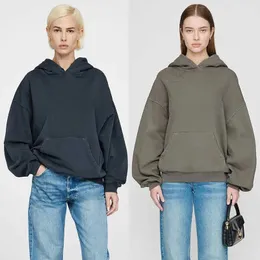 Sweatshirt Yeni Külçe Günlük Moda Mektubu Vintage Baskı Yuvarlak Boyun Pamuk Trendi Gevşek Çok yönlü kapüşonlar