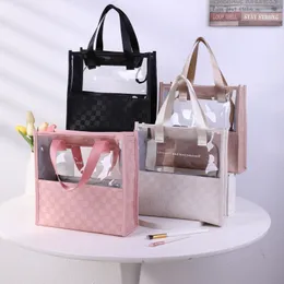 Новая косметическая сумка с большими мощными стилями и хорошей внешностью портативная сумка для туалетных принадлежностей для хранения сумочки ПВХ сумочка