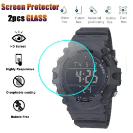 2pcs Temperiertes Glas für Casio AE-1500 AE-1500WH AE1500 HD Clear Screen Protector Water Protective Film Watch Accessoires